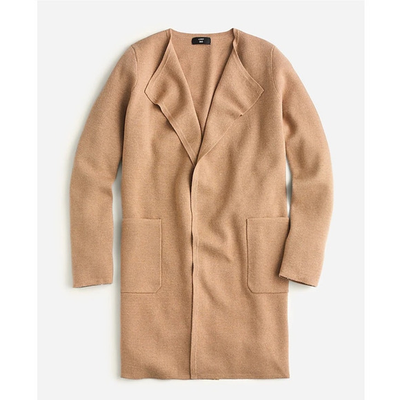 J Crew Juliette Collarless Wool Blend Long Sleeve Sweater US Women's 2X Plus - Picture 2 of 8